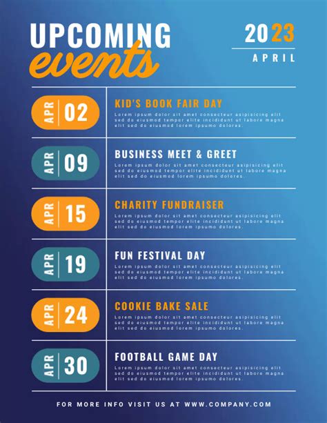 Upcoming Events & Festivals .